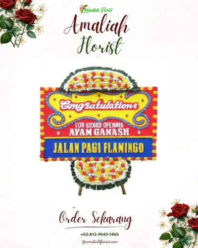 Bunga Papan Congratulation di Krasak